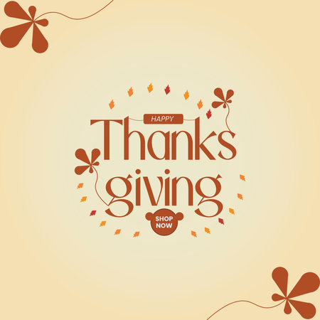 Thanksgiving typography poster, Thanksgiving on textured background for the postcard, Thanksgiving icon. Happy Thanksgiving creative social media post.のイラスト素材