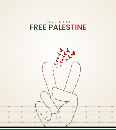 Free Palestine. Palestine Flag whit Al-Aqsa Mosque design for banner,social media,poster 3D Illustrationのイラスト素材