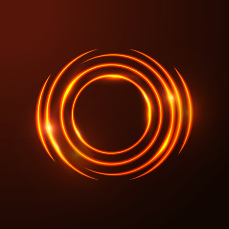 Beautiful colorful light effect of neon glow lights and flash. Background with flying design elements. backgroundのイラスト素材