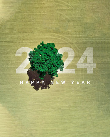 New year 2024. New Year Creative Design. Creative New year 2024 design for social media ads.
