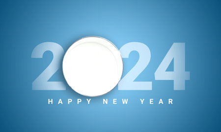 New year 2024. New Year Creative Design. Creative New year 2024 design for social media ads.
