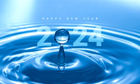 New year 2024. New Year Creative Design. Creative New year 2024 design for social media ads.