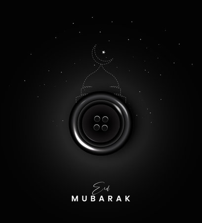 Eid Al Adha Mubarak. 3D Illustrationのイラスト素材