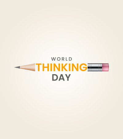 World Thinking Day. Thinking Day creative design.のイラスト素材