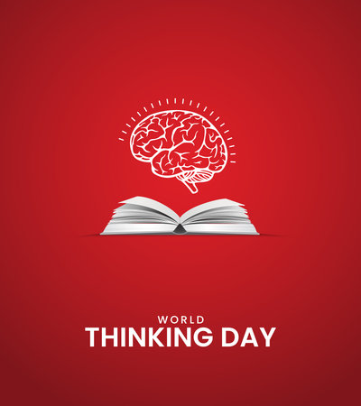 World Thinking Day. Thinking Day creative design.のイラスト素材