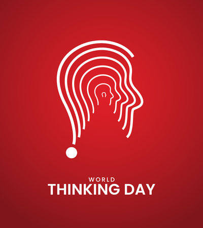 World Thinking Day. Thinking Day creative design.のイラスト素材