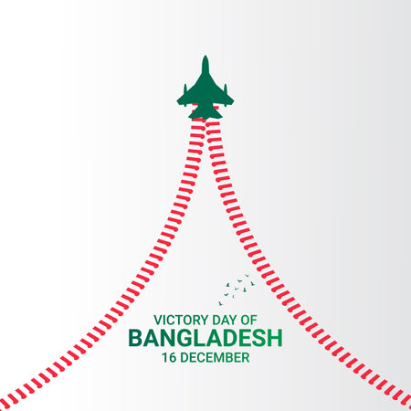 December 16, Happy Victory Day of Bangladeshのイラスト素材