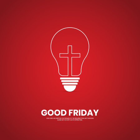 Good friday, Creative Good friday design for social media post.のイラスト素材