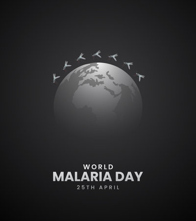 World Malaria Day, World Dengue Day, concept, 3D illustration.のイラスト素材