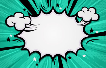 Abstract Background Pop Art Comic Scattered light rays, vector illustrationのイラスト素材