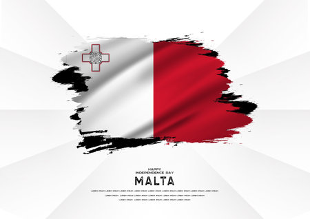 Happy Independence Day, Maltaのイラスト素材