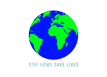 world/earth Coronavirus outbreak stop covid 19 Concept of fight against coronvavirusのイラスト素材