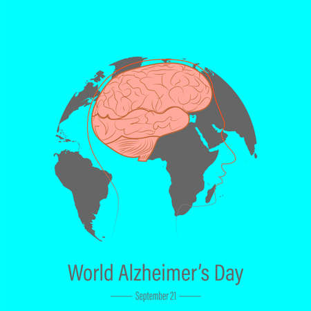 World Alzheimerâs day September 21. A condition alternatively known as Dementia which is the most common cause of Alzheimerâs disease.のイラスト素材