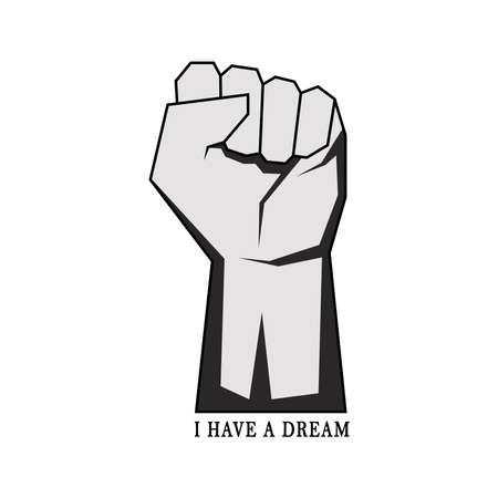 Vector illustration Martin Luther King Day greeting card. Abstract backgroundのイラスト素材