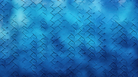 Blue metal texture with rhombus pattern. Abstract background and texture for design.の素材