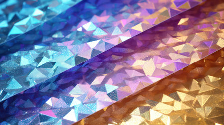 abstract background with multicolored crystals. close-up.の素材