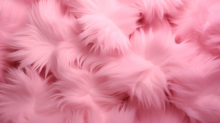 Pink feather boa background. Abstract background of soft pink feathers.の素材