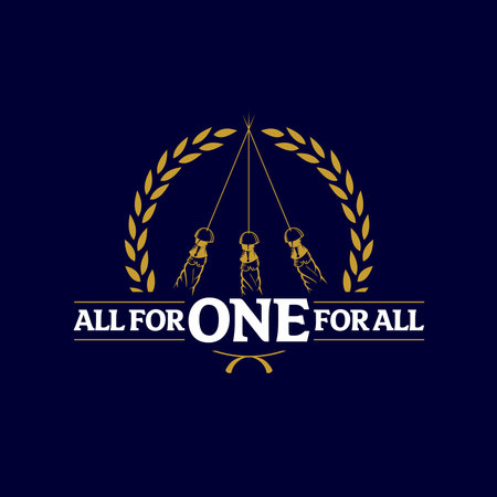 All For One For All Inspired By 3 Musketeers Tasmeemme Com