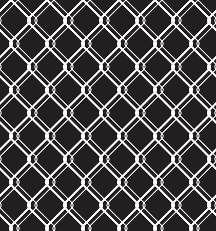 Steel Wired Fence Seamless Pattern Overlayのイラスト素材