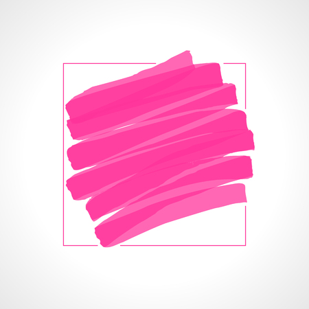 Marker Strokes Vector Backgroundのイラスト素材