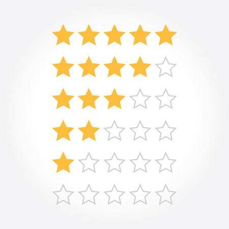 Stars Rating Kitのイラスト素材