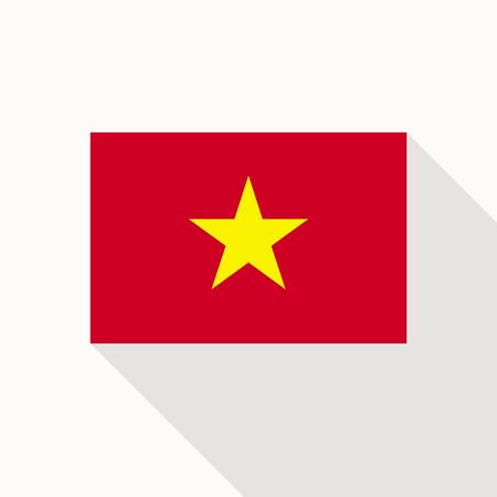 Flag of the Democratic Republic of Vietnam. Vector flat icon eps8 illustration.のイラスト素材