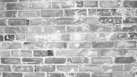                              black and white brick wall  の写真素材