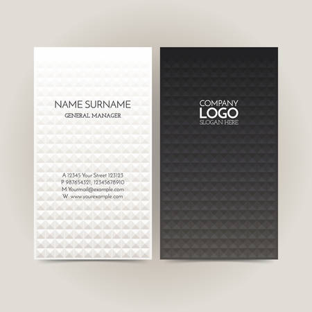 Business card template. Name card abstract background.のイラスト素材