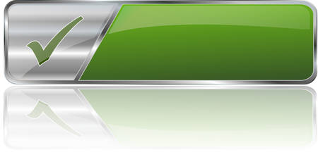 green service buttonのイラスト素材