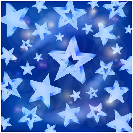 Star blue  sky pattern for your designのイラスト素材