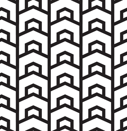seamless pattern. Black and white modern stylish texture. Repeating geometric tiles with rhombusesのイラスト素材