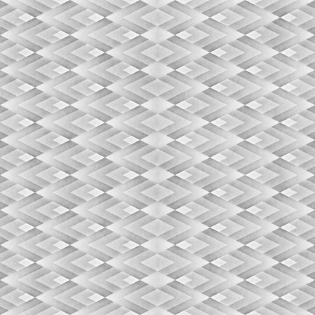 Seamles Gradient Rhombus Grid Pattern. Retro Monochrome Texture. Abstract Geometric Background...