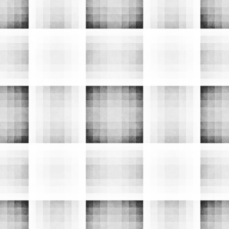 Seamles Gradient Rhombus Grid Pattern. Retro Monochrome Texture. Abstract Geometric Background...