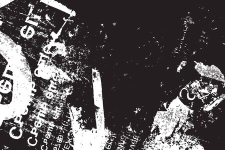 Black and white textureのイラスト素材