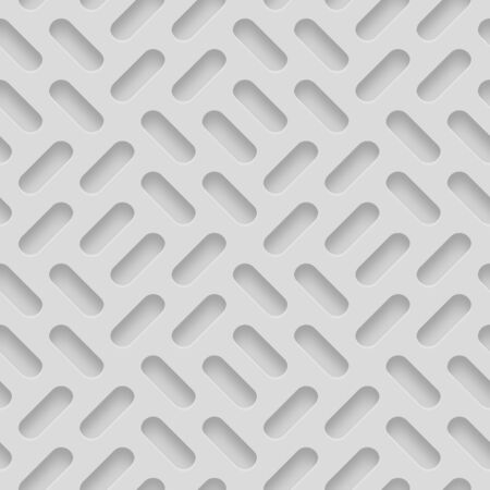 Seamless Repeatable Patterns With Beveled Shapes. Abstract Grayscale Monochrome Pavetment Backgroundの写真素材