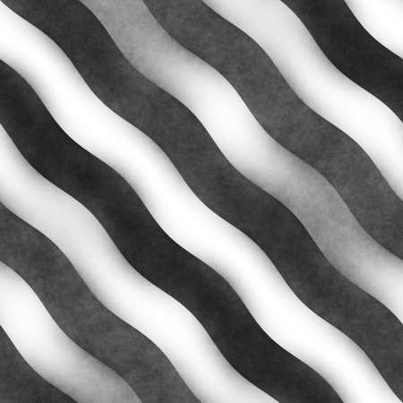 Raster Seamless Greyscale Texture. Gradient Wavy Lines Pattern. Subtle Blurry Abstract Backgroundの写真素材
