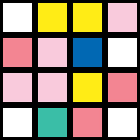 Colorful bold bright seamless pattern