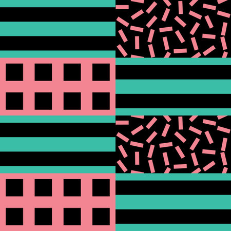 Colorful bold bright seamless patternの写真素材