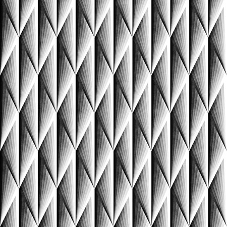 Seamles Gradient Rhombus Grid Pattern. Retro Monochrome Texture. Abstract Geometric Background...