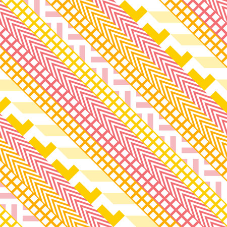 Retro color tribal seamless pattern. Fancy abstract geometric art print. Ethnic hipster ornamental...