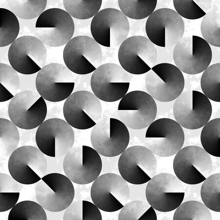 Abstract geometric black and white backgroundの写真素材