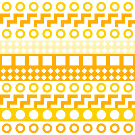 Retro color seamless pattern. Fancy abstract geometric art print. Ethnic hipster ornamental lines...
