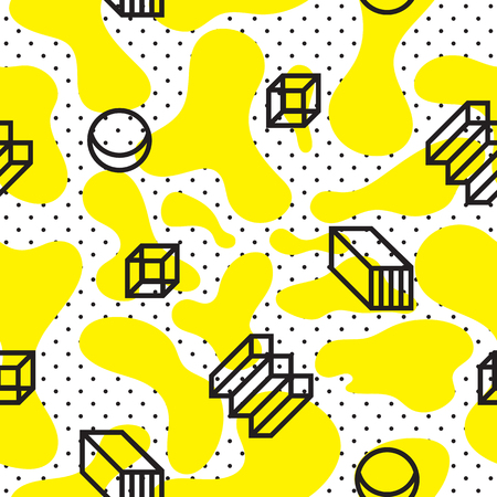 Color seamless pattern modern boldのイラスト素材