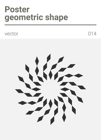 Poster minimal geometric vector shapeのイラスト素材