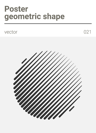 Poster minimal geometric vector shapeのイラスト素材