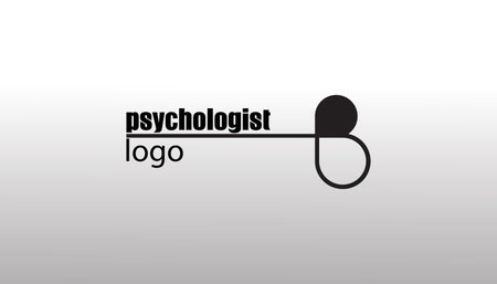 Psychologist vector . Modern, simple flat vector illustration for website or mobile app.Psychologist or psychotherapy symbol, illustration.のイラスト素材