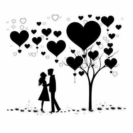 Love design over white background, vector illustration.のイラスト素材