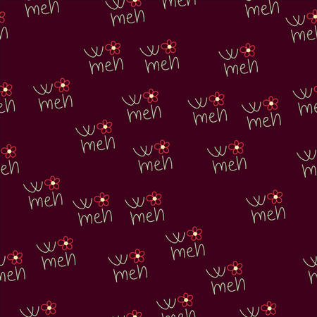 Seamless pattern with colorful flowers. Vector.のイラスト素材