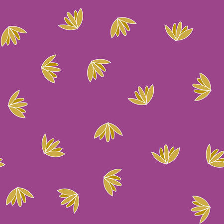 Seamless pattern with colorful flowers. Vector.のイラスト素材