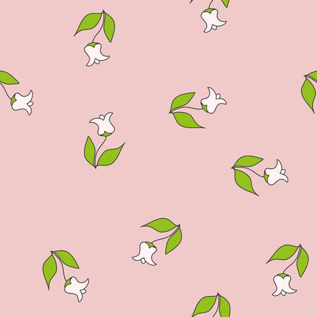 Seamless pattern for Women's Day. Vector.のイラスト素材